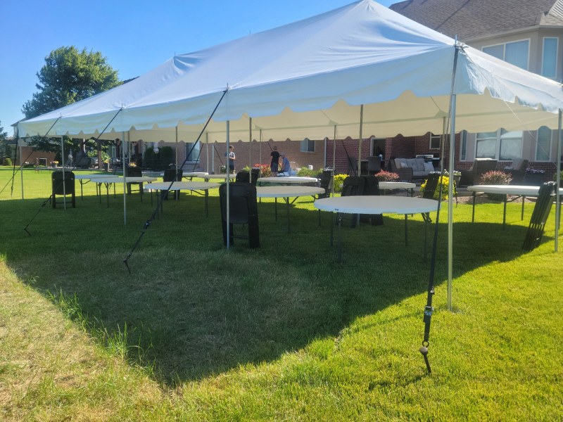 Angled Shadow Tent